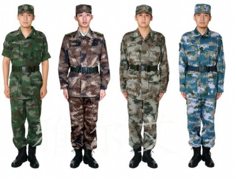 特种服装展示